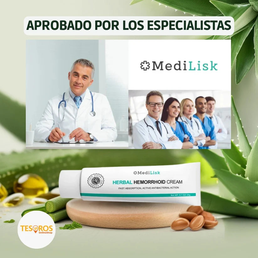 Medilisk Herbal - Tratamiento para Hemorroides en Crema