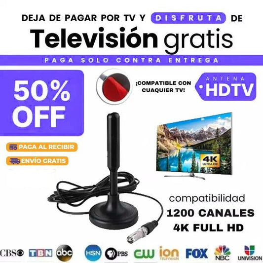 Antena TDT | TV Digital Ultra HD | Canales Gratis